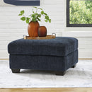  Manufacturer Color_Ink -- Signature Design by Ashley Aviemore Fabric Ottoman IMAGE 3