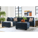  Manufacturer Color_Ink -- Signature Design by Ashley Aviemore Fabric 2 pc Sectional IMAGE 6