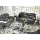 Manufacturer Color_Graphite -- Signature Design by Ashley Frohn Rocker Fabric Recliner IMAGE 8