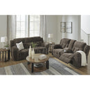  Manufacturer Color_Chocolate -- Frohn 3740794 Double Reclining Loveseat with Console IMAGE 10