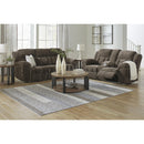  Manufacturer Color_Chocolate -- Frohn 3740794 Double Reclining Loveseat with Console IMAGE 13