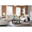  Manufacturer Color_Stone -- Signature Design by Ashley Danum Stationary Fabric Loveseat IMAGE 12