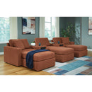 Manufacturer Color_Spice -- Signature Design by Ashley Modmax Fabric 5 pc Sectional IMAGE 2