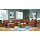 Manufacturer Color_Spice -- Signature Design by Ashley Modmax Fabric 8 pc Sectional IMAGE 4