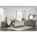  Size_King -- Ardenfield B944B4 King Upholstered Sleigh Bed IMAGE 10