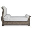  Size_King -- Ardenfield B944B4 King Upholstered Sleigh Bed IMAGE 3