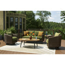  Signature Design by Ashley Horizon Hall P572-835 Loveseat with Cushion IMAGE 7