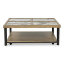  Signature Design by Ashley Montia T632-8 Square Cocktail Table IMAGE 2
