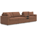  Manufacturer Color_Spice -- Signature Design by Ashley Modmax Fabric 4 pc Sectional IMAGE 1