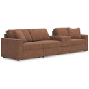  Manufacturer Color_Spice -- Signature Design by Ashley Modmax Fabric 4 pc Sectional IMAGE 1