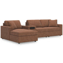  Manufacturer Color_Spice -- Signature Design by Ashley Modmax Fabric 4 pc Sectional IMAGE 1