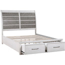 Size_Queen -- Ambrose 1303-1* Queen Platform Bed with Footboard Storage IMAGE 5