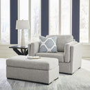  Manufacturer Color_Pewter -- Evansley 54503U1 Oversized Chair and Ottoman IMAGE 2