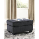  Manufacturer Color_Slate -- Signature Design by Ashley Altari Stationary Fabric Chair with Ottoman IMAGE 3