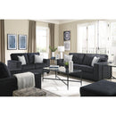  Manufacturer Color_Slate -- Signature Design by Ashley Altari Stationary Fabric Chair with Ottoman IMAGE 4
