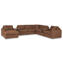  Manufacturer Color_Spice -- Signature Design by Ashley Modmax Fabric 8 pc Sectional IMAGE 1