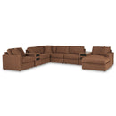  Manufacturer Color_Spice -- Signature Design by Ashley Modmax Fabric 8 pc Sectional IMAGE 1