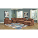  Manufacturer Color_Spice -- Signature Design by Ashley Modmax Fabric 8 pc Sectional IMAGE 2