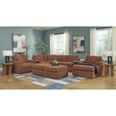  Manufacturer Color_Spice -- Signature Design by Ashley Modmax Fabric 8 pc Sectional IMAGE 5