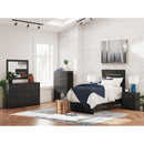  Size_Twin -- Signature Design by Ashley Hollivern Panel Bed IMAGE 9