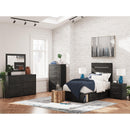  Size_Twin -- Hollivern PCB2108B17 Twin Panel Storage Bed IMAGE 9