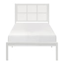  Color_  Size_Twin  -- Sanibel 1635WHT-1 Twin Platform Bed IMAGE 1