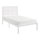  Color_  Size_Twin  -- Sanibel 1635WHT-1 Twin Platform Bed IMAGE 2
