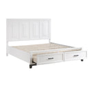  Color_  Size_King  -- Garretson 1450WHK-1EK* Eastern King Platform Bed with Footboard Storage IMAGE 6