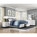  Color_  Size_King  -- Garretson 1450WHK-1EK* Eastern King Platform Bed with Footboard Storage IMAGE 7