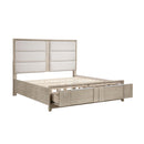  Size_California King -- McKewen 1820NK-1CK* California King Platform Bed with Footboard Storage IMAGE 6