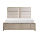  Size_Queen -- McKewen 1820N-1* Queen Platform Bed with Footboard Storage IMAGE 1