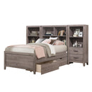  Size_Twin -- Woodrow 2042NBT*WBT 4pc Set Twin Wall Bed with Toy Boxes (TB+2PNS+TFT) IMAGE 2