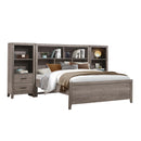  Size_Full -- Woodrow 2042NBF*WB 3pc Set Full Wall Bed (FB+2PNS) IMAGE 2