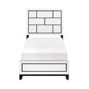  Color_  Size_Twin  -- Davi 1645WHT-1* Twin Bed IMAGE 1
