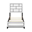  Color_  Size_Twin  -- Davi 1645WHT-1* Twin Bed IMAGE 3