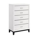  Homelegance Davi 1645WH-9 Chest IMAGE 2