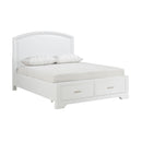  Size_Queen -- Hudson 1520WH-1* Queen Platform Bed with Footboard Storage IMAGE 2