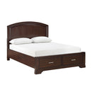  Size_Queen -- Hudson 1520CH-1* Queen Platform Bed with Footboard Storage IMAGE 2