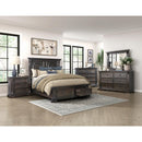  Homelegance Cornwall 1325-1* Queen Platform Bed with Footboard Storage IMAGE 10