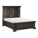 Homelegance Cornwall 1325-1* Queen Platform Bed with Footboard Storage IMAGE 3