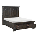  Homelegance Cornwall 1325-1* Queen Platform Bed with Footboard Storage IMAGE 7