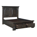  Homelegance Cornwall 1325-1* Queen Platform Bed with Footboard Storage IMAGE 8