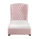  Size_Twin -- Homelegance Cameo Upholstered Panel Bed IMAGE 1