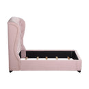  Size_Twin -- Homelegance Cameo Upholstered Panel Bed IMAGE 6