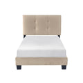  Color_Light brown Size_Twin -- Newberry 1350BRT-1 Twin Platform Bed IMAGE 1