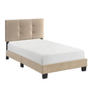  Color_Light brown Size_Twin -- Newberry 1350BRT-1 Twin Platform Bed IMAGE 2