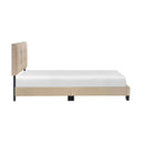  Color_Light brown Size_Twin -- Newberry 1350BRT-1 Twin Platform Bed IMAGE 3