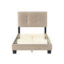  Color_Light brown Size_Twin -- Newberry 1350BRT-1 Twin Platform Bed IMAGE 4