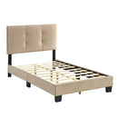  Color_Light brown Size_Twin -- Newberry 1350BRT-1 Twin Platform Bed IMAGE 5