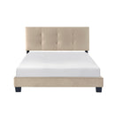  Color_Light brown Size_Full -- Newberry 1350BRF-1 Full Platform Bed IMAGE 1